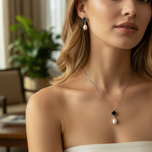 Load image into Gallery viewer, Freshwater Cultured Pearl Clover Set, Sterling Silver