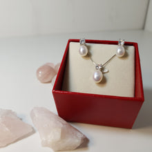 Load image into Gallery viewer, Freshwater Cultured Pearl Set, Sterling silver