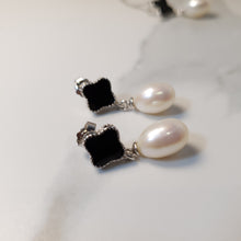Load image into Gallery viewer, Freshwater Drop Cultured Pearl Earrings, Sterling Silver