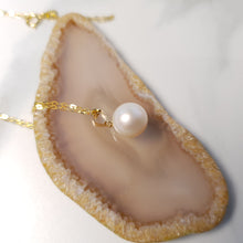 Load image into Gallery viewer, Freshwater Pearl Pendant + Chain, 18K Yellow Gold