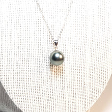 Load image into Gallery viewer, Tahitian Pearl Pendant, 18k white Gold
