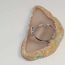 Load image into Gallery viewer, Heart Shape White Created Opal, Sterling Silver