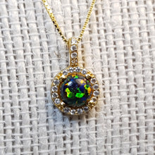 Load image into Gallery viewer, Opal Pendant & Chain, Sterling Silver