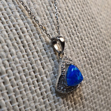 Load image into Gallery viewer, Opal Pendant + Chain, Sterling Silver
