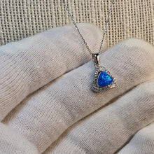 Load image into Gallery viewer, Opal Pendant + Chain, Sterling Silver