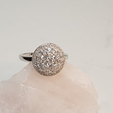 Load image into Gallery viewer, Bridal promises Ring (c-z 5A), Sterling Silver