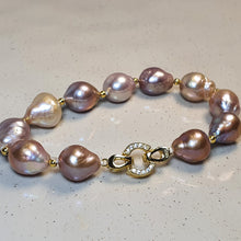 Load image into Gallery viewer, Freshwater Cultured Pearl Bracelet, Sterling Silver