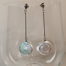 Load image into Gallery viewer, Freshwater Coin Pearl Set, Sterling Silver