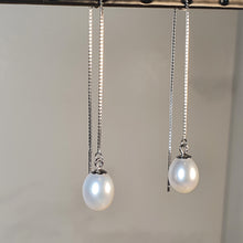 Load image into Gallery viewer, Freshwater Drop Pearl Set, Sterling Silver