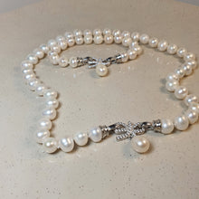 Load image into Gallery viewer, Freshwater Cultured Pearl Set, Sterling Silver