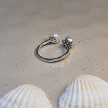 Load image into Gallery viewer, Double Freshwater Pearl, Sterling Silver