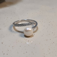 Load image into Gallery viewer, Freshwater Pearl Ring,Sterling Silver