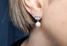 Load image into Gallery viewer, Freshwater Cultured Pearl Earrings, Sterling Silver