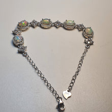 Load image into Gallery viewer, Natural Opal Bracelet, Sterling Silver