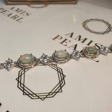 Load image into Gallery viewer, Natural Opal Bracelet, Sterling Silver