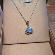 Load image into Gallery viewer, Opal Pendant + Chain, Sterling Silver