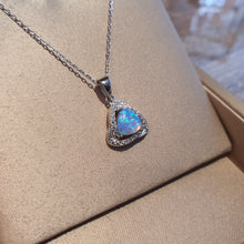 Load image into Gallery viewer, Opal Pendant + Chain, Sterling Silver