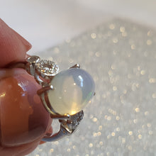 Load image into Gallery viewer, Natural Large Opal Ring, Sterling Silver