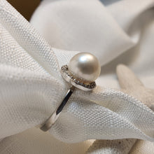 Load image into Gallery viewer, Large Freshwater Pearl Ring, Sterling Silver