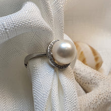 Load image into Gallery viewer, Large Freshwater Pearl Ring, Sterling Silver
