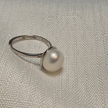 Load image into Gallery viewer, Large Freshwater Pearl Ring, Sterling Silver