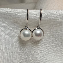 Load image into Gallery viewer, Multicoloured Freshwater Pearl Hook Earrings, Sterling Silver