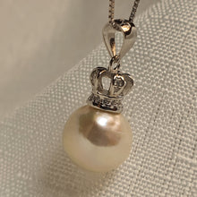Load image into Gallery viewer, Crown Edison Baroque Pearl Necklace, Sterling Silver