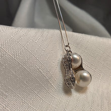 Load image into Gallery viewer, Peanut Freshwater Pearl Necklace, Sterling Silver