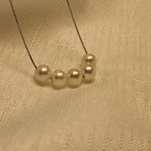 Load image into Gallery viewer, Round Freshwater Pearl Necklace, Sterling Silver