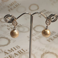 Load image into Gallery viewer, Large Baroque Pearl Earrings, Sterling Silver