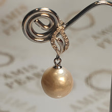 Load image into Gallery viewer, Large Baroque Pearl Earrings, Sterling Silver