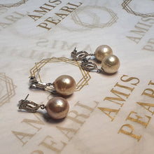 Load image into Gallery viewer, Large Baroque Pearl Earrings, Sterling Silver