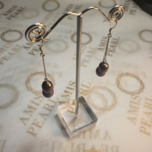 Load image into Gallery viewer, Black Freshwater Pearl, Sterling Silver