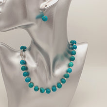 Load image into Gallery viewer, Large Turquoise & Pearl Strand Set, Sterling Silver