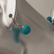 Load image into Gallery viewer, Large Turquoise & Pearl Strand Set, Sterling Silver