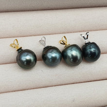 Load image into Gallery viewer, Tahitian Baroque Pearl Pendant, 18k Gold