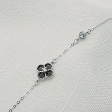 Load image into Gallery viewer, Black Clover Bracelet, silver jewellery
