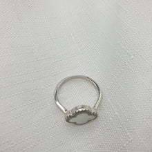 Load image into Gallery viewer, Natural Gemstone Clover Ring, Sterling Silver