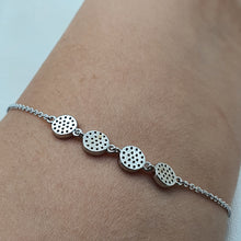 Load image into Gallery viewer, Evil eye Icon Bracelet, Sterling Silver