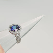 Load image into Gallery viewer, Tanzanite Gemstone Ring, Sterling Silver
