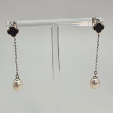 Load image into Gallery viewer, Freshwater Pearl Drop Earring, Sterling Silver