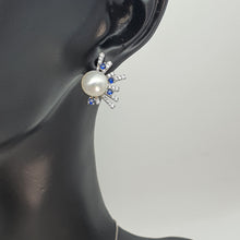 Load image into Gallery viewer, Freshwater Button Pearl Set, Sterling Silver