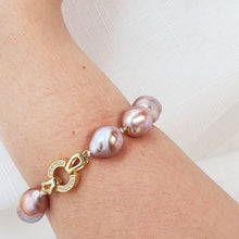 Load image into Gallery viewer, Freshwater Cultured Pearl Bracelet, Sterling Silver