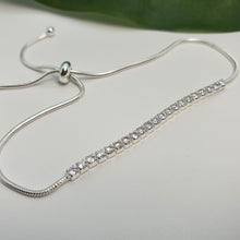 Load image into Gallery viewer, Tennis Bracelet, Sterling Silver