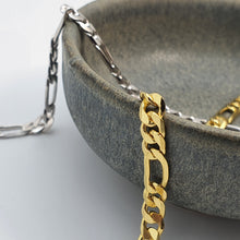 Load image into Gallery viewer, Figaro Chain Necklace, Sterling Silver