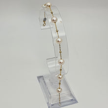 Load image into Gallery viewer, Freshwater Cultured Pearl Bracelet, 18K Yellow Gold