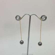 Load image into Gallery viewer, French Tahitian Saltwater Pearl Jewellery Set, 18k Yellow Gold