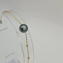 Load image into Gallery viewer, France Large Tahitian Pearl Bracelet, 18k Yellow Gold