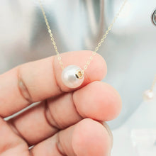 Load image into Gallery viewer, Cultured Akoya Pearl Necklace, 18K Yellow Gold