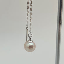 Load image into Gallery viewer, Clover Mother of Pearl & Freshwater Pearl Earrings, Sterling Silver